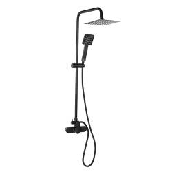 BATERIA ŁAZIENKOWA PRYSZNICOWA T206B CZARNA T206B-BL