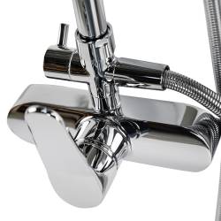 BATERIA ŁAZIENKOWA PRYSZNICOWA T206A CHROM T206A