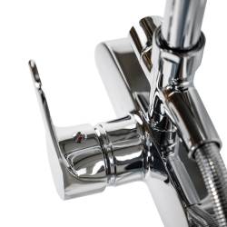BATERIA ŁAZIENKOWA PRYSZNICOWA T206A CHROM T206A