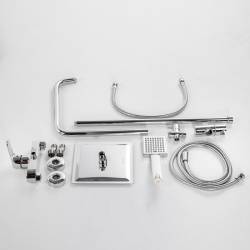 BATERIA ŁAZIENKOWA PRYSZNICOWA T206A CHROM T206A