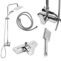 BATERIA ŁAZIENKOWA PRYSZNICOWA T206A CHROM T206A