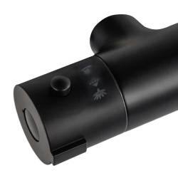 BATERIA PRYSZNICOWA Z TERMOSTATEM ŁAZIENKOWA ŚCIENNA T204B CZARNA T204B-BL