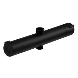BATERIA PRYSZNICOWA Z TERMOSTATEM ŁAZIENKOWA ŚCIENNA T204B CZARNA T204B-BL