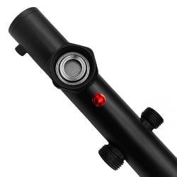 BATERIA PRYSZNICOWA Z TERMOSTATEM ŁAZIENKOWA ŚCIENNA T204B CZARNA T204B-BL