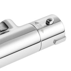 BATERIA PRYSZNICOWA Z TERMOSTATEM ŁAZIENKOWA ŚCIENNA T204A CHROM T204A
