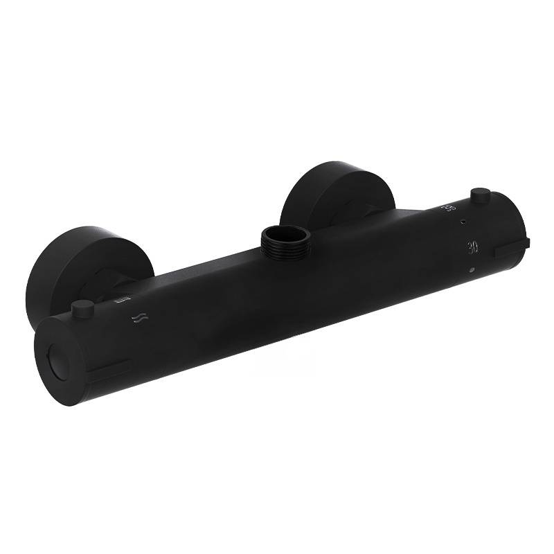 BATERIA ŁAZIENKOWA PRYSZNICOWA T203B CZARNA T203B-BL