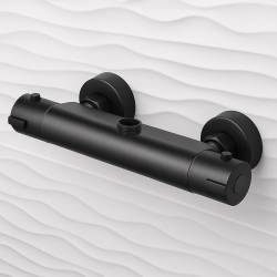 BATERIA ŁAZIENKOWA PRYSZNICOWA T203B CZARNA T203B-BL