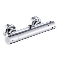 BATERIA PRYSZNICOWA Z TERMOSTATEM ŁAZIENKOWA ŚCIENNA T203A CHROM T203A