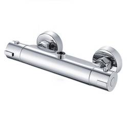 BATERIA PRYSZNICOWA Z TERMOSTATEM ŁAZIENKOWA ŚCIENNA T203A CHROM T203A