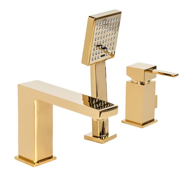 BATERIA ŁAZIENKOWA NAWANNOWA F301C ZŁOTA F301C-GL
