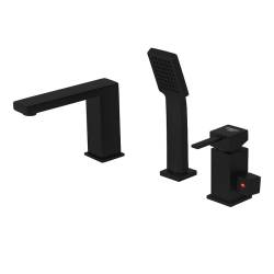 BATERIA ŁAZIENKOWA NAWANNOWA F301B CZARNA F301B-BL