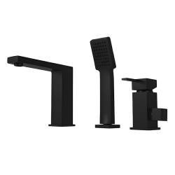 BATERIA ŁAZIENKOWA NAWANNOWA F301B CZARNA F301B-BL