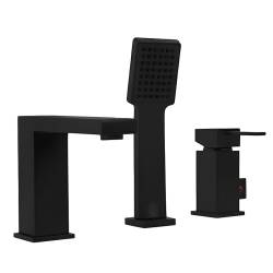 BATERIA ŁAZIENKOWA NAWANNOWA F301B CZARNA F301B-BL