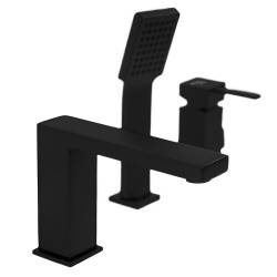 BATERIA ŁAZIENKOWA NAWANNOWA F301B CZARNA F301B-BL