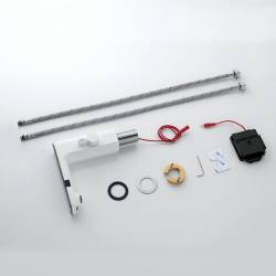 BATERIA ŁAZIENKOWA BEZDOTYKOWA F14-WH BIAŁA LCD F14-WH