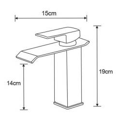 BATERIA UMYWALKOWA ŁAZIENKOWA F303A CHROM F303A