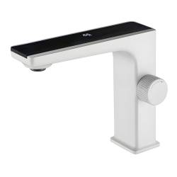 BATERIA UMYWALKOWA ŁAZIENKOWA F11W BIAŁO/CZARNA LCD F11-WH-BL