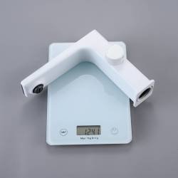 BATERIA UMYWALKOWA ŁAZIENKOWA F11W BIAŁO/CZARNA LCD F11-WH-BL