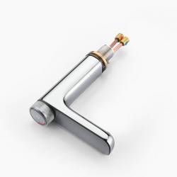 BATERIA UMYWALKOWA ŁAZIENKOWA F06A CHROM LCD F06A