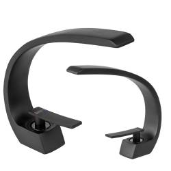 BATERIA UMYWALKOWA ŁAZIENKOWA F014-BL CZARNA F014-BL