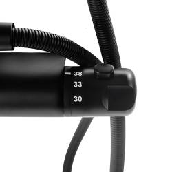 BATERIA PRYSZNICOWA ŁAZIENKOWA Z DESZCZOWNICĄ T15B CZARNA T15B-BL