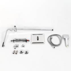 BATERIA PRYSZNICOWA ŁAZIENKOWA Z DESZCZOWNICĄ T15A CHROM T15A