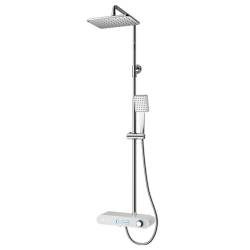 BATERIA PRYSZNICOWA ŁAZIENKOWA T700W BIAŁA LCD T700-WH