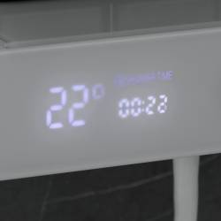 BATERIA PRYSZNICOWA ŁAZIENKOWA T700W BIAŁA LCD T700-WH