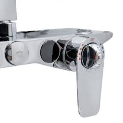 BATERIA PRYSZNICOWA ŁAZIENKOWA F169A CHROM LCD F169A