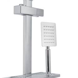 BATERIA PRYSZNICOWA ŁAZIENKOWA F169A CHROM LCD F169A
