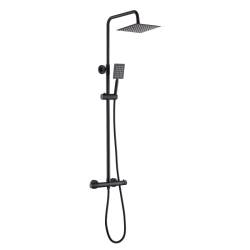 BATERIA PRYSZNICOWA ZESTAW Z DESZCZOWNICĄ T151B T151B-BL
