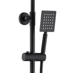 BATERIA PRYSZNICOWA ZESTAW Z DESZCZOWNICĄ T151B T151B-BL