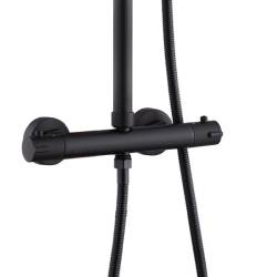 BATERIA PRYSZNICOWA ZESTAW Z DESZCZOWNICĄ T151B T151B-BL