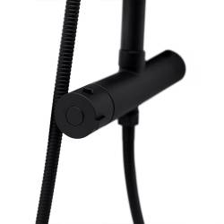 BATERIA PRYSZNICOWA ZESTAW Z DESZCZOWNICĄ T151B T151B-BL