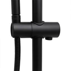 BATERIA PRYSZNICOWA ZESTAW Z DESZCZOWNICĄ T151B T151B-BL