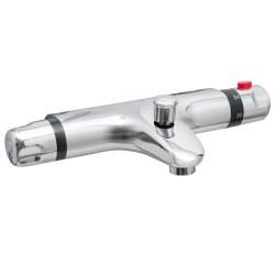 BATERIA PRYSZNICOWA Z TERMOSTATEM ŚCIENNA ŁAZIENKOWA NATRYSKOWA T205 CHROM T205