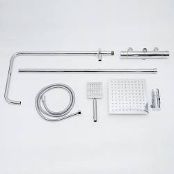 BATERIA PRYSZNICOWA Z TERMOSTATEM T151A CHROM T151A