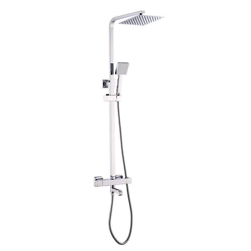 BATERIA PRYSZNICOWA Z TERMOSTATEM I DESZCZOWNICĄ T154A CHROM T154A