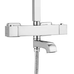 BATERIA PRYSZNICOWA Z TERMOSTATEM I DESZCZOWNICĄ T154A CHROM T154A