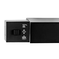 BATERIA PRYSZNICOWA Z TERMOSTATEM I DESZCZOWNICĄ T153B CZARNA T153B-BL