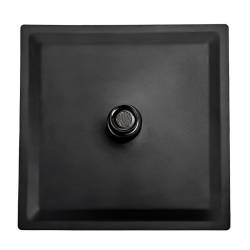 BATERIA PRYSZNICOWA Z TERMOSTATEM I DESZCZOWNICĄ T153B CZARNA T153B-BL