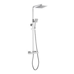 BATERIA PRYSZNICOWA Z TERMOSTATEM I DESZCZOWNICĄ T153A CHROM T153A