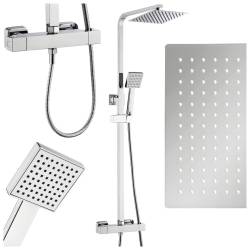 BATERIA PRYSZNICOWA Z TERMOSTATEM I DESZCZOWNICĄ T153A CHROM T153A