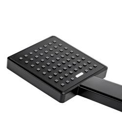BATERIA PRYSZNICOWA Z TERMOSTATEM I DESZCZOWNICĄ F170B CZARNA F170B-BL