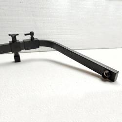 BATERIA PRYSZNICOWA Z TERMOSTATEM I DESZCZOWNICĄ F170B CZARNA F170B-BL