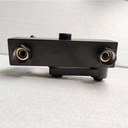 BATERIA PRYSZNICOWA Z TERMOSTATEM I DESZCZOWNICĄ F170B CZARNA F170B-BL