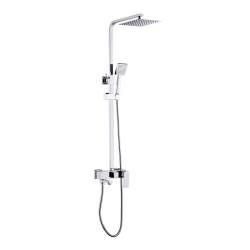 BATERIA PRYSZNICOWA ŁAZIENKOWA Z DESZCZOWNICĄ F170A CHROM F170A