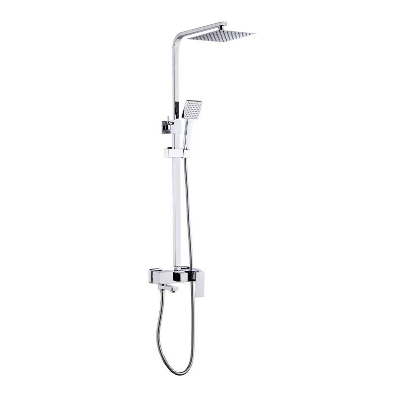 BATERIA PRYSZNICOWA ŁAZIENKOWA Z DESZCZOWNICĄ F170A CHROM F170A