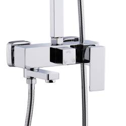 BATERIA PRYSZNICOWA ŁAZIENKOWA Z DESZCZOWNICĄ F170A CHROM F170A