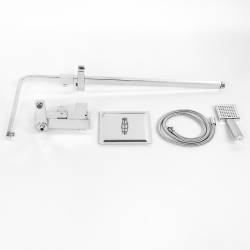 BATERIA PRYSZNICOWA ŁAZIENKOWA Z DESZCZOWNICĄ F170A CHROM F170A
